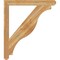 Ekena Millwork Funston Craftsman Rough Sawn Bracket, Western Red Cedar, 4"W x 42"D x 48"H BKT04X42X48FST04RWR - alternate 3